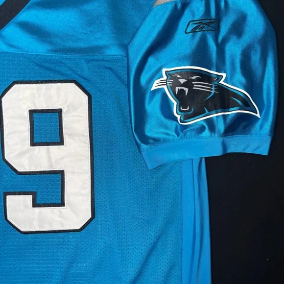 Steve Smith Carolina Panthers Authentic Reebok Jersey, Blue, Size 60, RARE!
